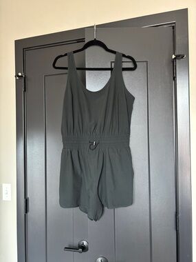 Abercrombie & Fitch Black Sleeveless Romper